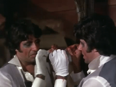 Amitabh Bachchan Talking to Mirror - Amar Akbar Anthony - Comedy Week Exclusive on Make a GIF Amitabh Bachchan Talking to Mirror - Amar Akbar Anthony - Comedy Week Exclusive on Make a GIF