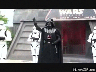 Dance Off with Star War Stars - Darth Vader dancing Back Street Boys and Mc Hammer on Make a GIF