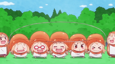 TVアニメ『干物妹！うまるちゃんR』ノンクレジットOP映像「にめんせい☆ウラオモテライフ！」 on Make a GIF