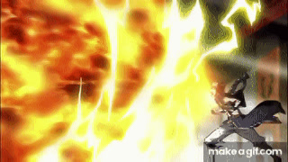 Fairy Tail  Natsu's Lightning Flame Dragon's Roar (ENG DUB) on Make a GIF