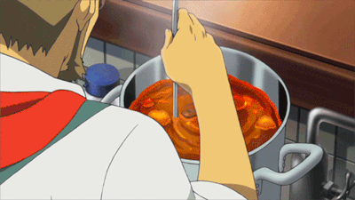 Curry eaten with the people you love tastes like happiness” | Itadakimasu  Anime!