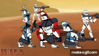 The Clone Wars be like (Dr Livesey Clone wars) on Make a GIF