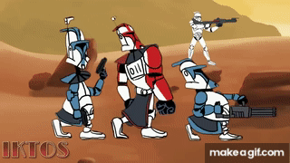 The Clone Wars be like (Dr Livesey Clone wars) on Make a GIF