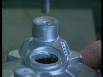 Solid Cast Example Gif How Investment Casting Works with a 3D Printer on Make a GIF