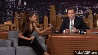 Wheel of Musical Impressions with Ariana Grande on Make a GIF