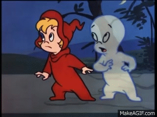 Casper the Friendly Ghost - Deep Boo Sea/ The Witching Hour on Make a GIF.
