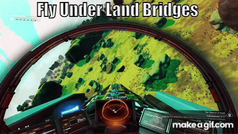Fly Under Land Bridges