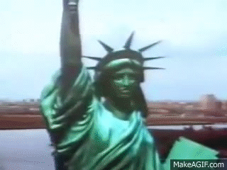 Image result for statue of liberty funny gif