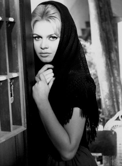 Brigitte Bardot in the 1950s. on Make a GIF