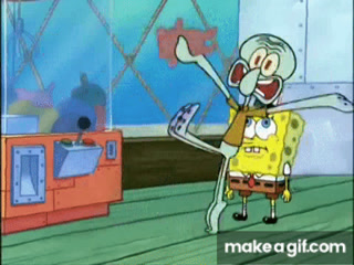 SpongeBob gets Rick Roll'd on Make a GIF