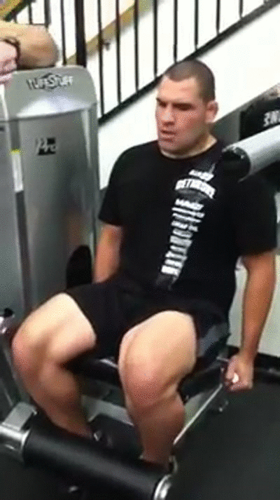 300 pounds of Leg extension at 50 reps on Make a GIF
