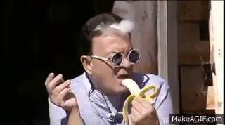 Cristiano Malgioglio E La Banana On Make A Gif