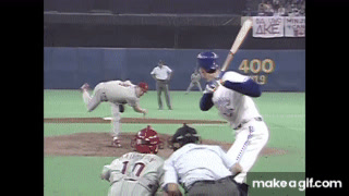 1993 WS Gm1: Olerud's solo homer gives Blue Jays lead 
