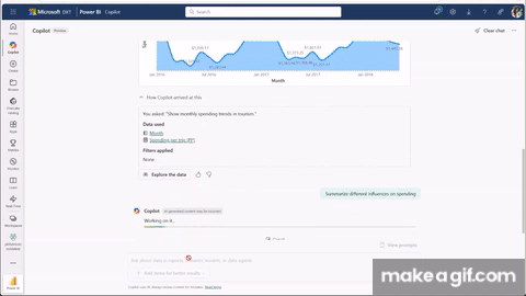 Ask Anything with Standalone Copilot in Power BI on Make a GIF
