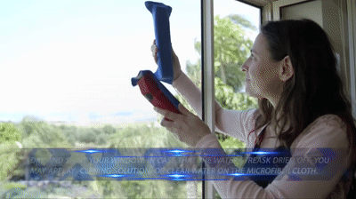 The Glider magnetic window cleaner User Manual on Make a GIF