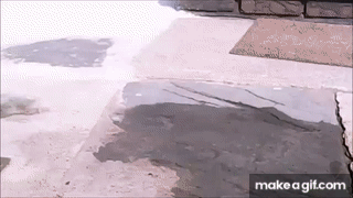 timelapse of water drying on Make a GIF