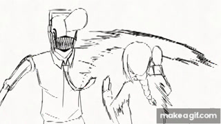 Chainsaw man Chapter 95: Chainsawman vs The Control Devil [Fan animation]  on Make a GIF