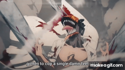 Denji vs Bat Devil Full Fight 4k | Chainsaw man on Make a GIF