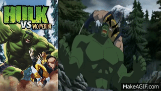 Hulk Vs Wolverine Gif