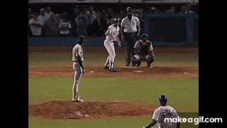 1988 WS Game 1: Kirk Gibson's dramatic game-winning home run on Make a GIF