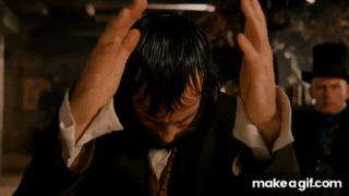 Да что ты черт побери такое несешь ? (Банды Нью-Йорка) on Make a GIF