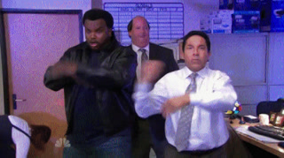 The Office - Darryl's Goodbye Dance on Make a GIF