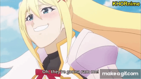 Darkness Being Darkness Funniest Anime Moments From Konosuba S1 S2 この素晴らしい世界に祝福を On Make A Gif