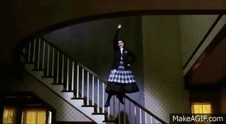 Winona Ryder . Jump In The Line . Shake Senora . BeetleJuice 1988 Harry  Harold George Belafonte Jr on Make a GIF