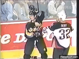 Matthew Barnaby vs Rob Ray Mar 28, 1999 on Make a GIF