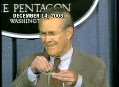 Rumsfeld hands (best version) on Make a GIF