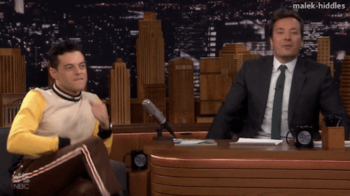 Rami Malek and Jimmy discuss Rami's new role in the... on Make a GIF
