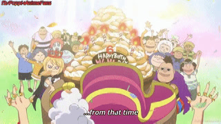 Straw Hats Shocked Big Mom Arrives Singing After Eating Sanji S Wedding Cake One Piece Ep 875 On Make A Gif