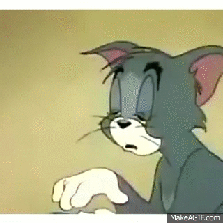 Tom and Jerry - Tom trying to open his eyes funny on Make a GIF