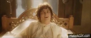 Retarded Frodo and Gandalf The Single Tooth on Make a GIF