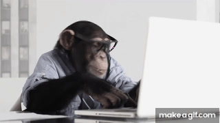 Ad - Monkey on Computer