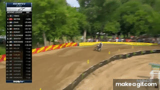 Eli Tomac goes BEAST MODE passes Savatgy, Roczen and Sexton | 2022  Motocross Spring Creek on Make a GIF