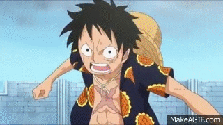 Epic One Piece 698 Luffy Vs Doflamingo Luffy S Epic Redhawk Punch Law S Radio Knife On Make A Gif