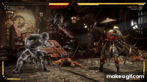 Mortal Kombat 11 - Raiden & Baraka (Fatal blows & Fatalities) on Make a GIF