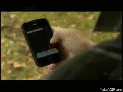 Man throws his iphone in the lake. on Make a GIF