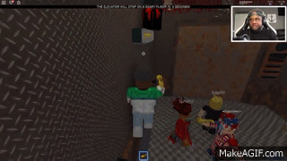 ROBLOX SCARY ELEVATOR on Make a GIF