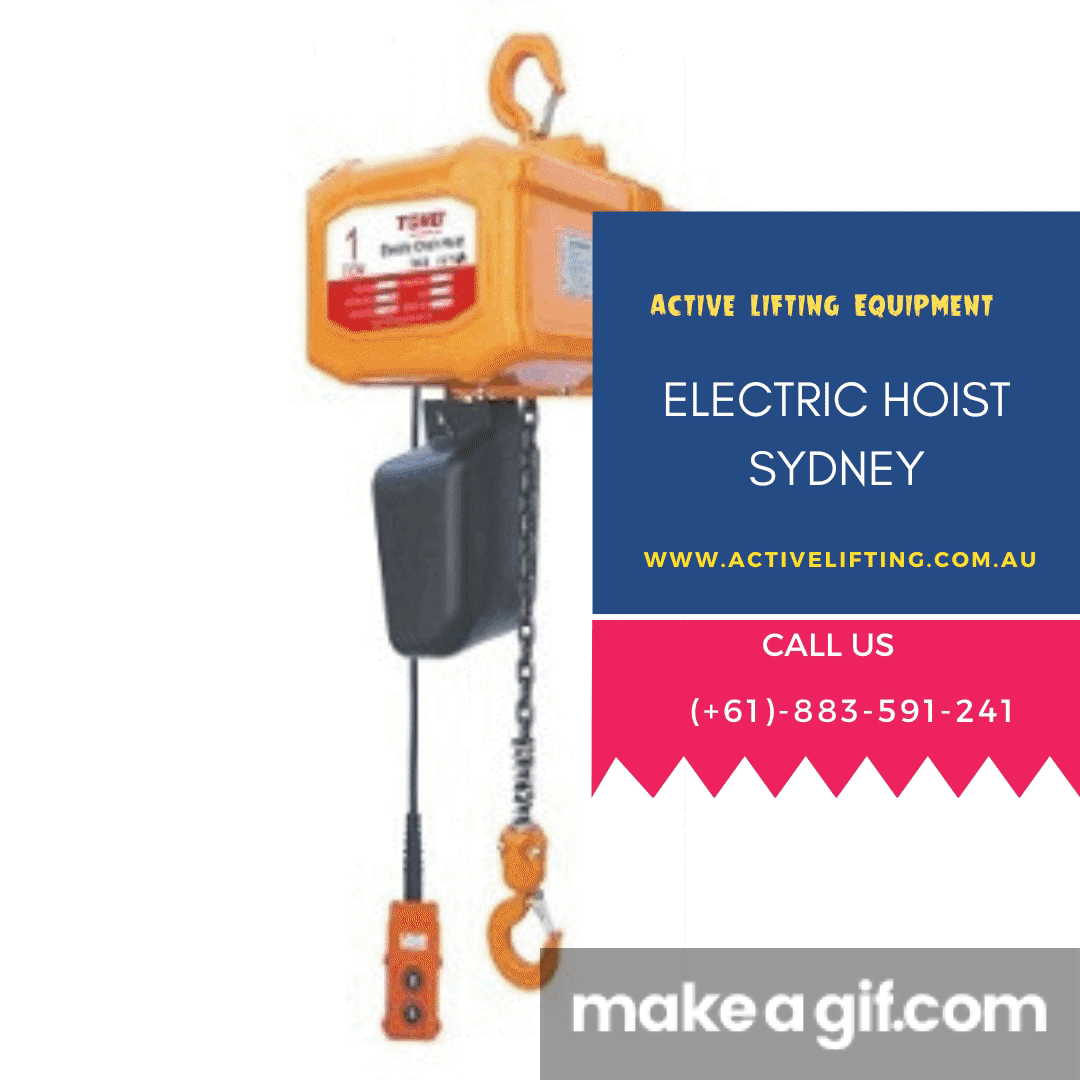 Electric hoist Sydney on Make a GIF