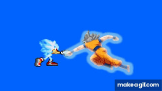 Sonic, Shadow, Silver As Goku, Vegeta, Trunks - Goku Vegeta Vs Sonic Shadow,  HD Png Download , Transparent Png Image - PNGitem