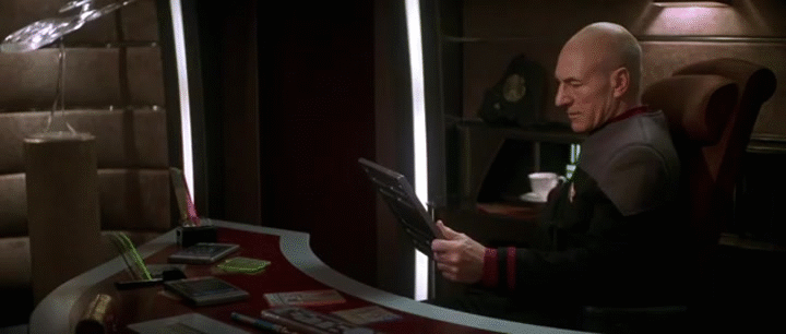"Star Trek: Nemesis": Admiral Janeway contacts Captain Picard HD ...