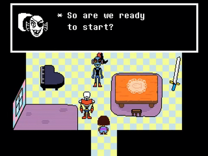 Image result for undertale papyrus window gif