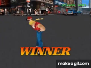 Fatal Fury: Wild Ambition (PlayStation) Arcade as Terry Bogard on Make a GIF