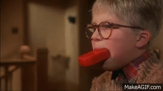 Image result for ralphie soap poisoning animated gif