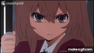 Taiga vs Sumire  Toradora! 