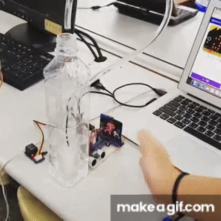 超音波 飲水機 microbit1