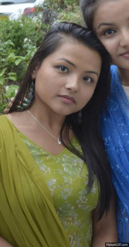 Funny Nepali Girl On Make A