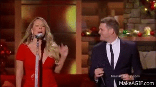 Mariah Carey: All I Want For Christmas Is You (Duet with Michael Bublé) on  Make a GIF